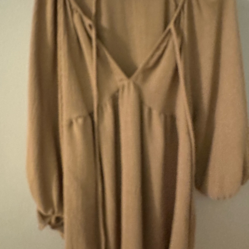Ces Femme Tan Blouse - Never Worn